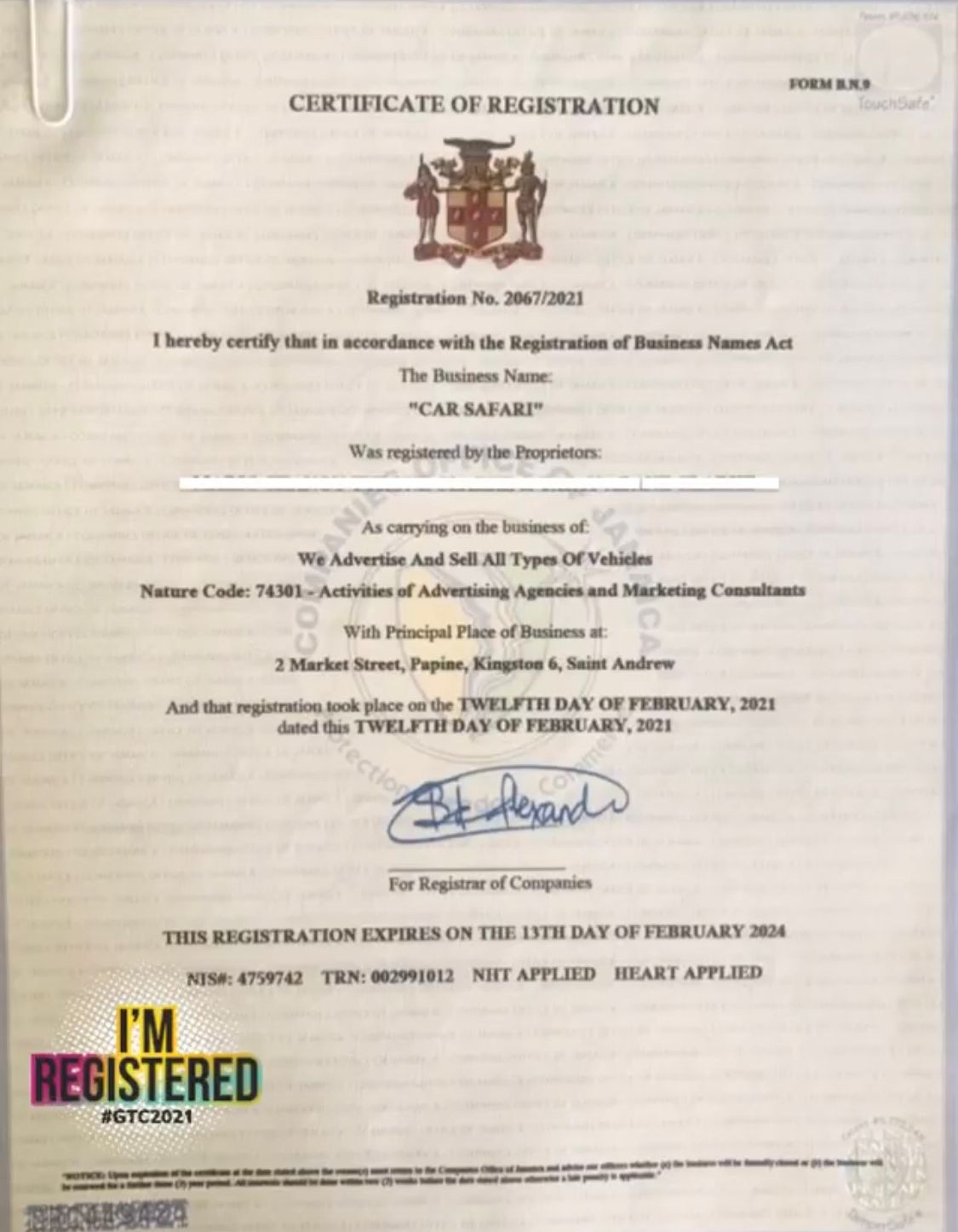 This is AutoAccess Ja legal document. Cars for sale in Montego May Jamaica. Used car dealer Jamaica